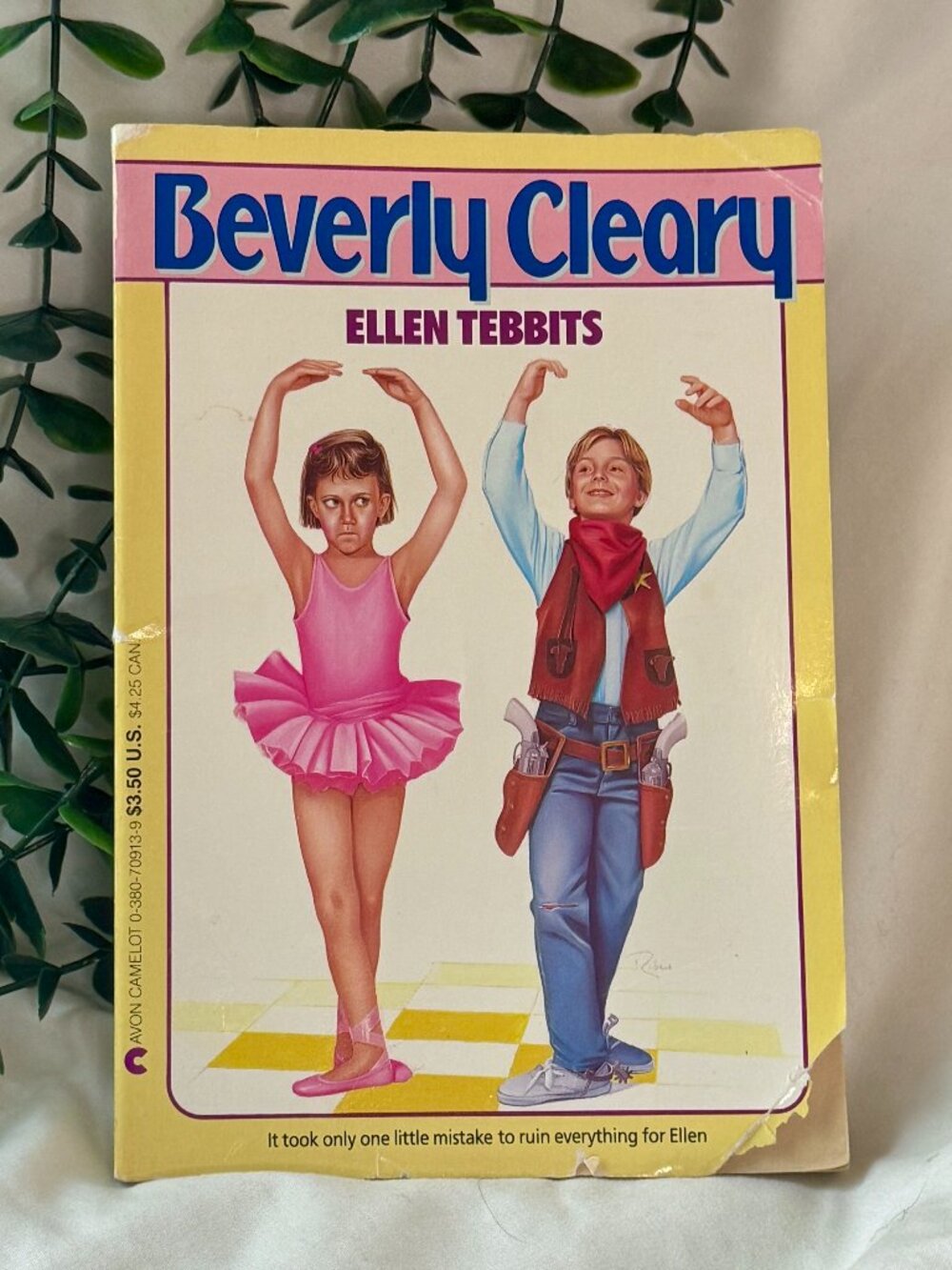 Ellen Tebbits by Beverly Cleary – Vintage 1990 Paperback Children's Chapter Book
